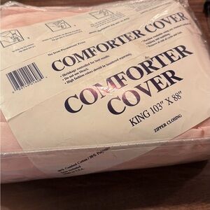 Pink Comforter Cover/ Duvet King